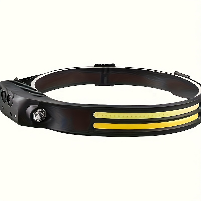 LED head lamp with motion sensing technology