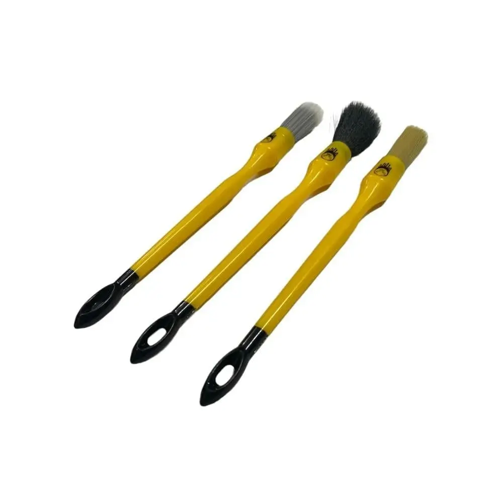 DASHBOARD YELLOW BRUSH SET  3 IN 1